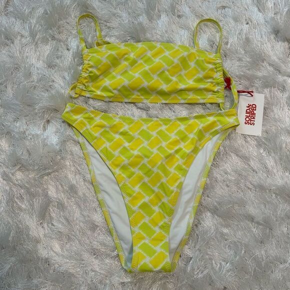 SOLID & STRIPED Other - Solid & Striped The Tasha Bikini in Pineapple Tile